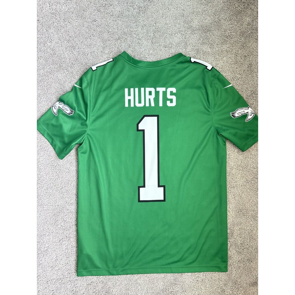 Nike Philadelphia Eagles Jalen Hurts Kelly Green Jersey-Size M